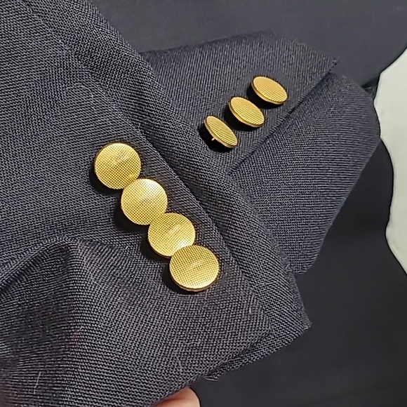 Lands' End Two Button Front Blazer Jacket Sz 14 - Picture 3 of 5